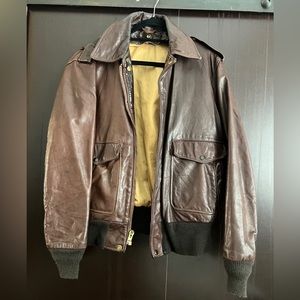 Vintage leather Schott jacket